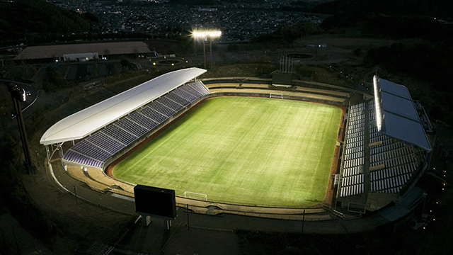 サッカー場全景